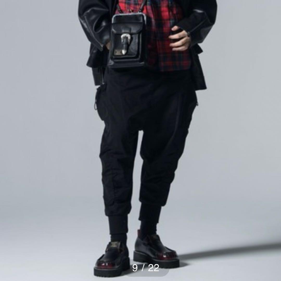 【美品】glamb グラム サルエル パンツ L（ラージ） カーゴパンツ