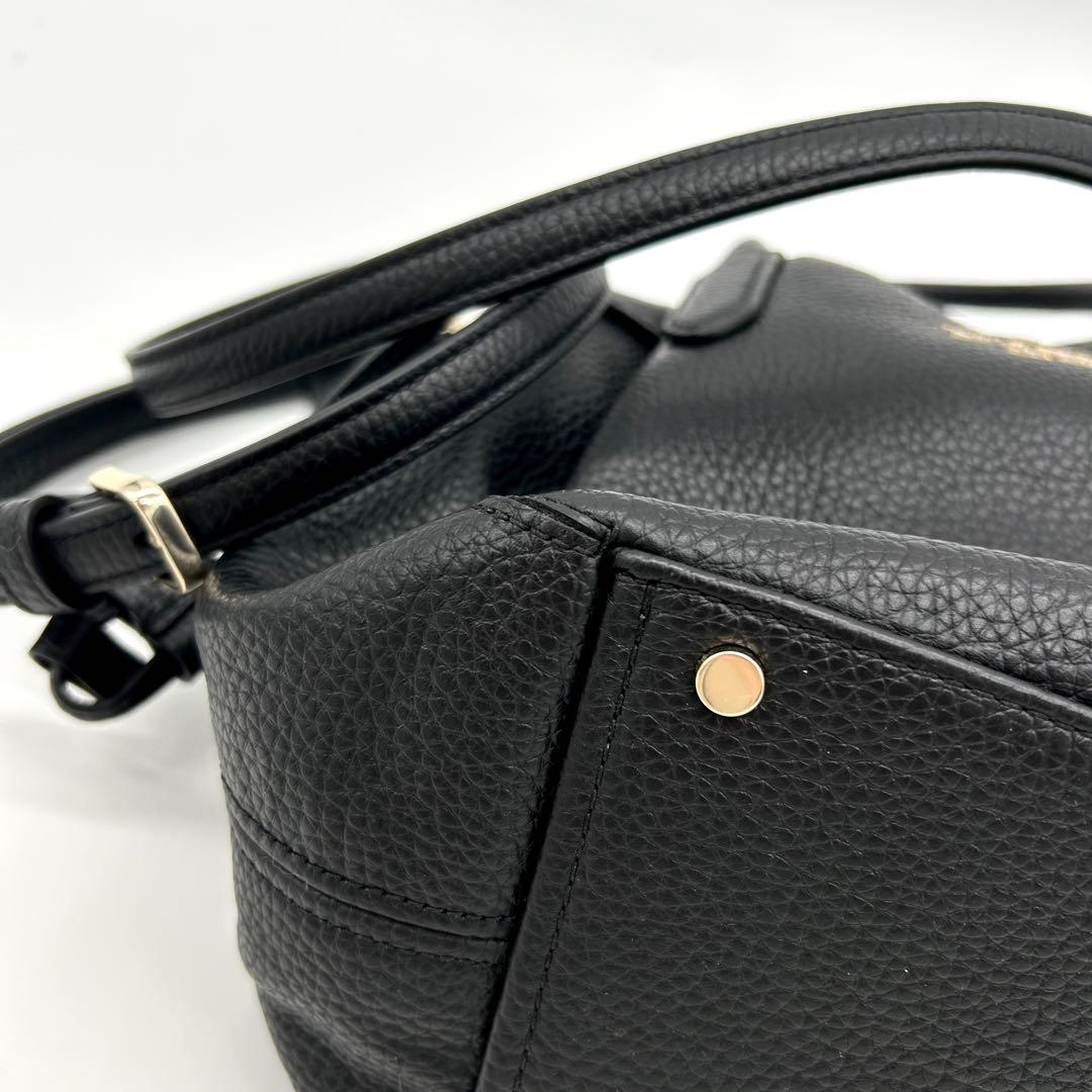 極美品】ケイトスペード ダンプリング 2way ショルダーバッグ 黒 レザー