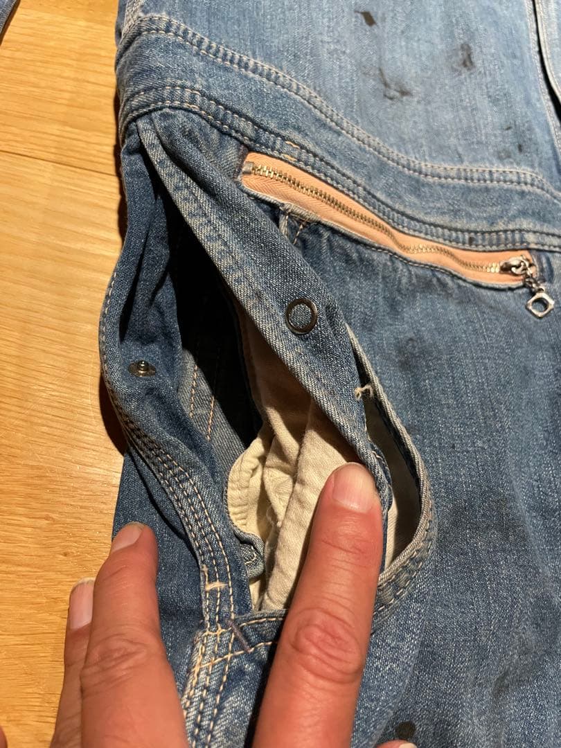 iburiri ブルーブルー オーバーオールナナミカリーボック ２枚セット