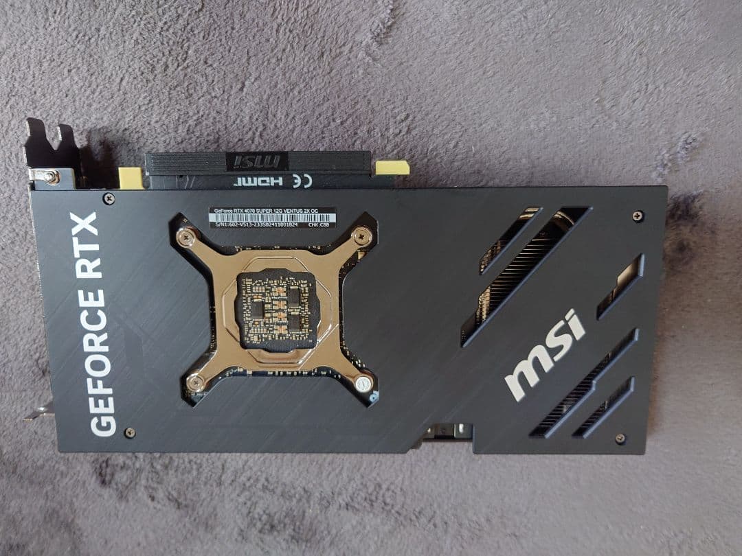 グラフィックボード・グラボ・ビデオカード GEFORCE RTX 4070SUPER MSI VENTUS2X