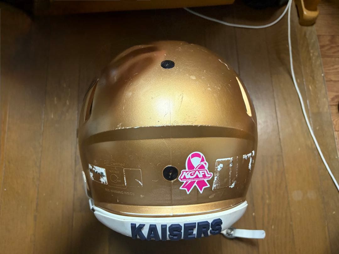 Riddell ゴールド ヘルメット Kaisers