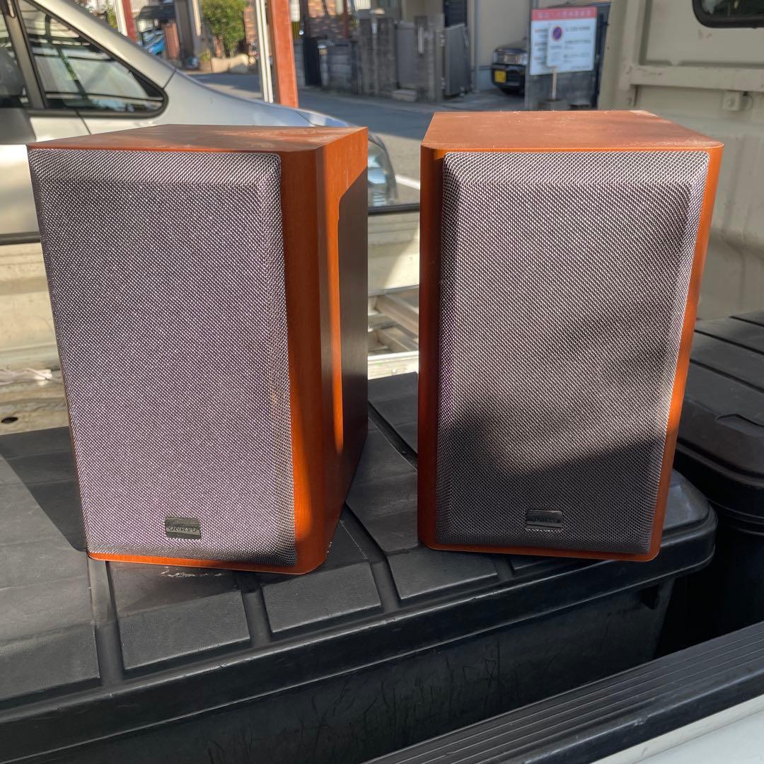 ONKYO ブックシェルフ型スピーカー ブラウン