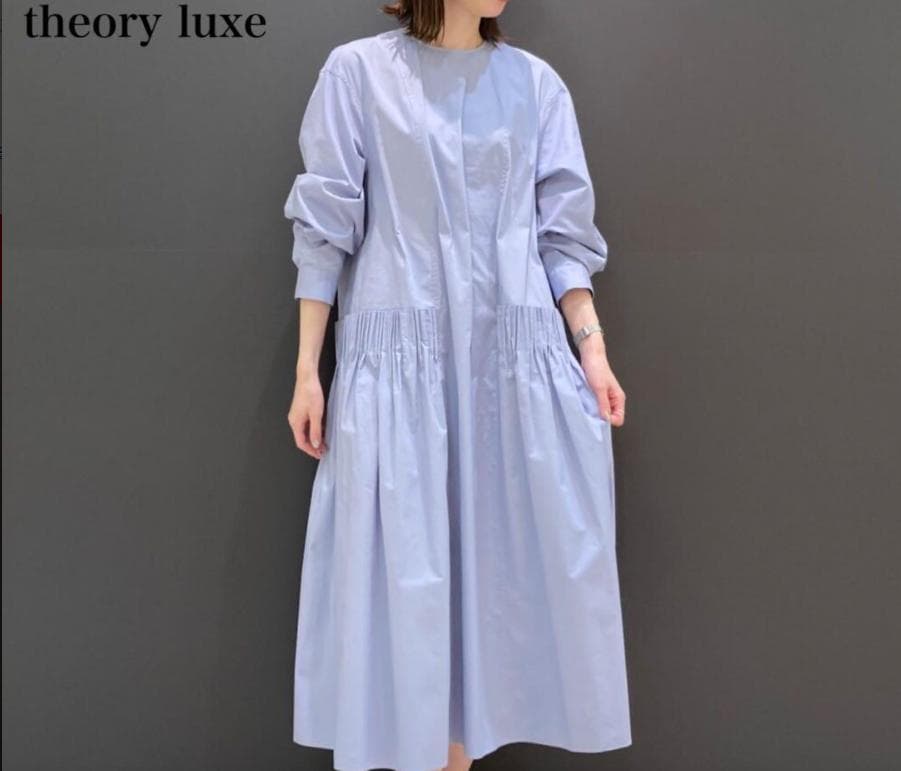 【極美品】セオリーリュクス 2023ss SIGRID HATCH マキシ丈