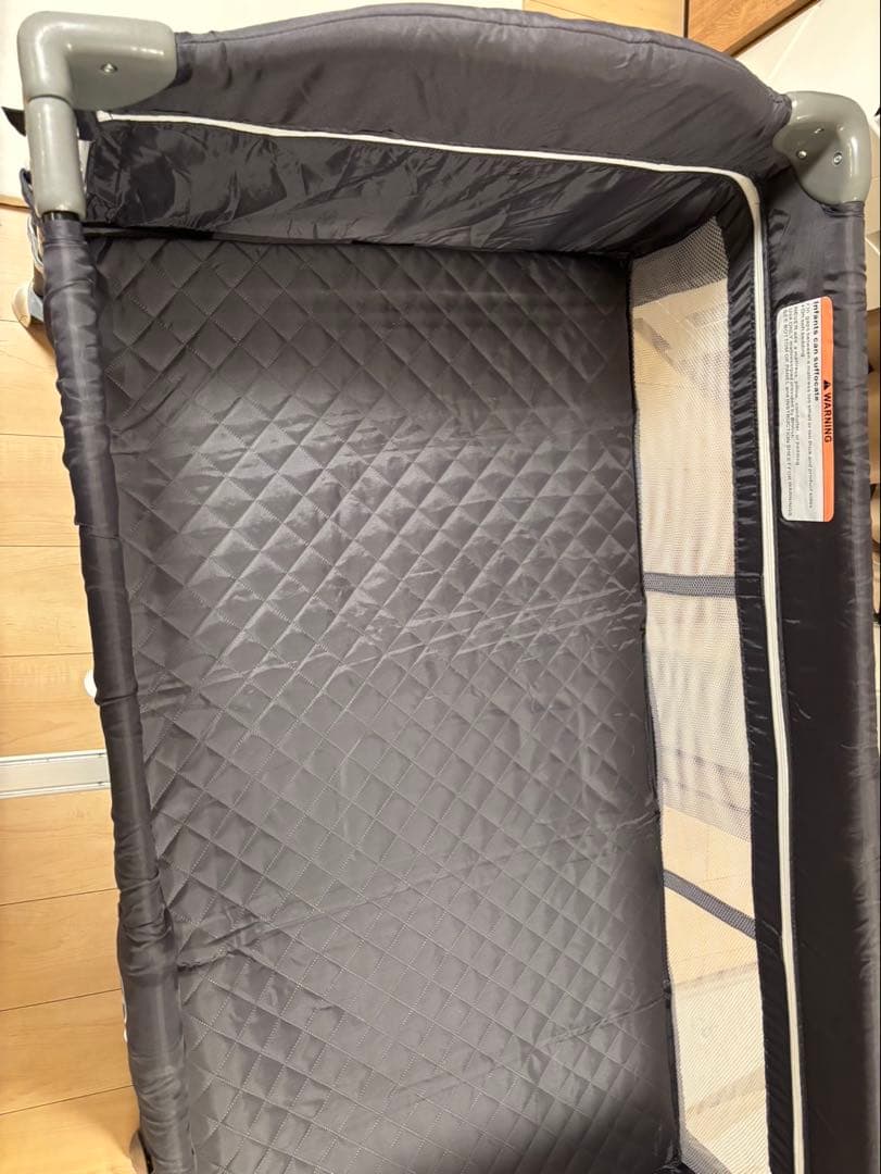 Brotih ベビーベッド 音楽モビール付き