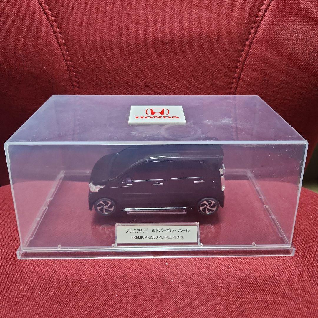 非売品ホンダ N-WGNカスタム カラーサンプル ミニカー パープル美品1/24