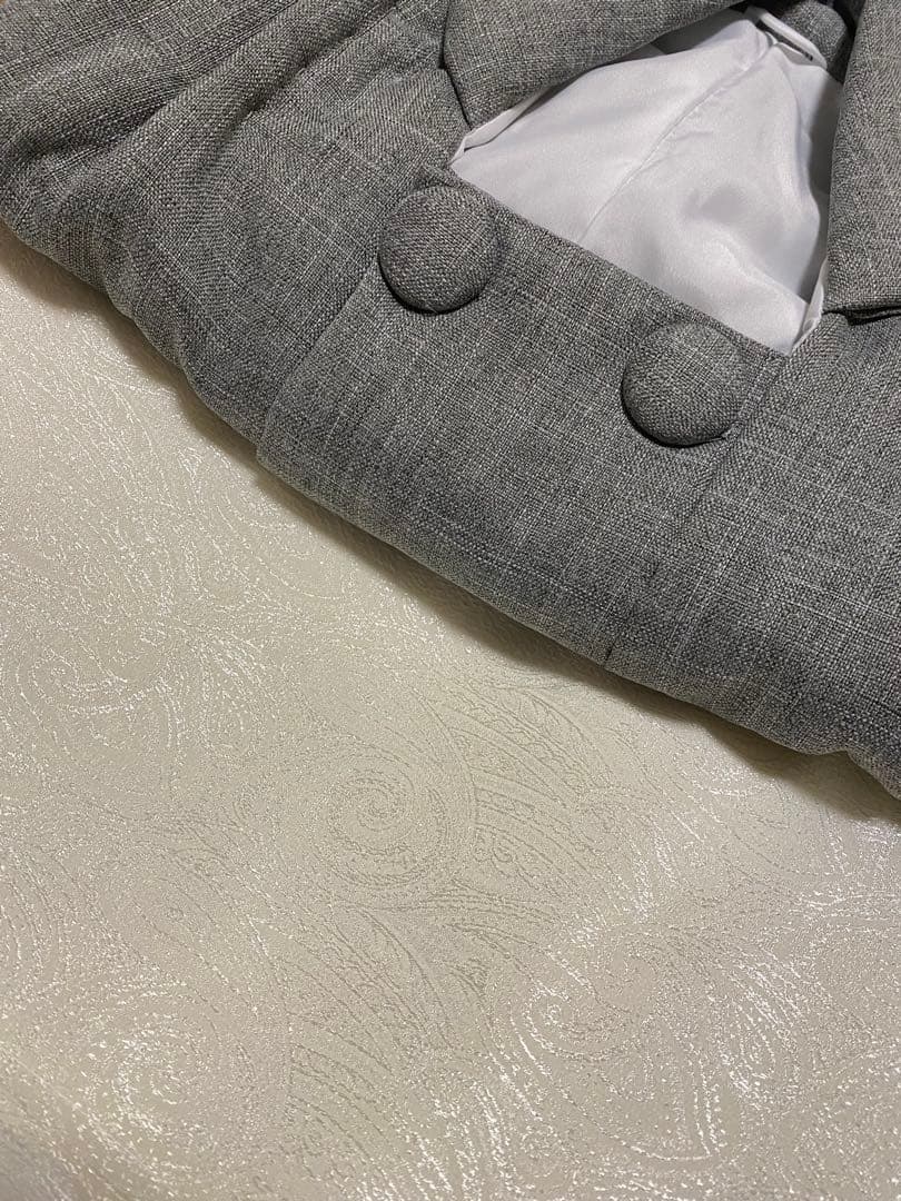 utatane ひよこ商店　かぷり　七五三　被布　3歳　ペイズリー柄