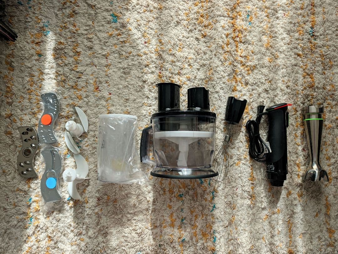 BRAUN MQ9075X ブラックブラウン多機能ハンドブレンダー