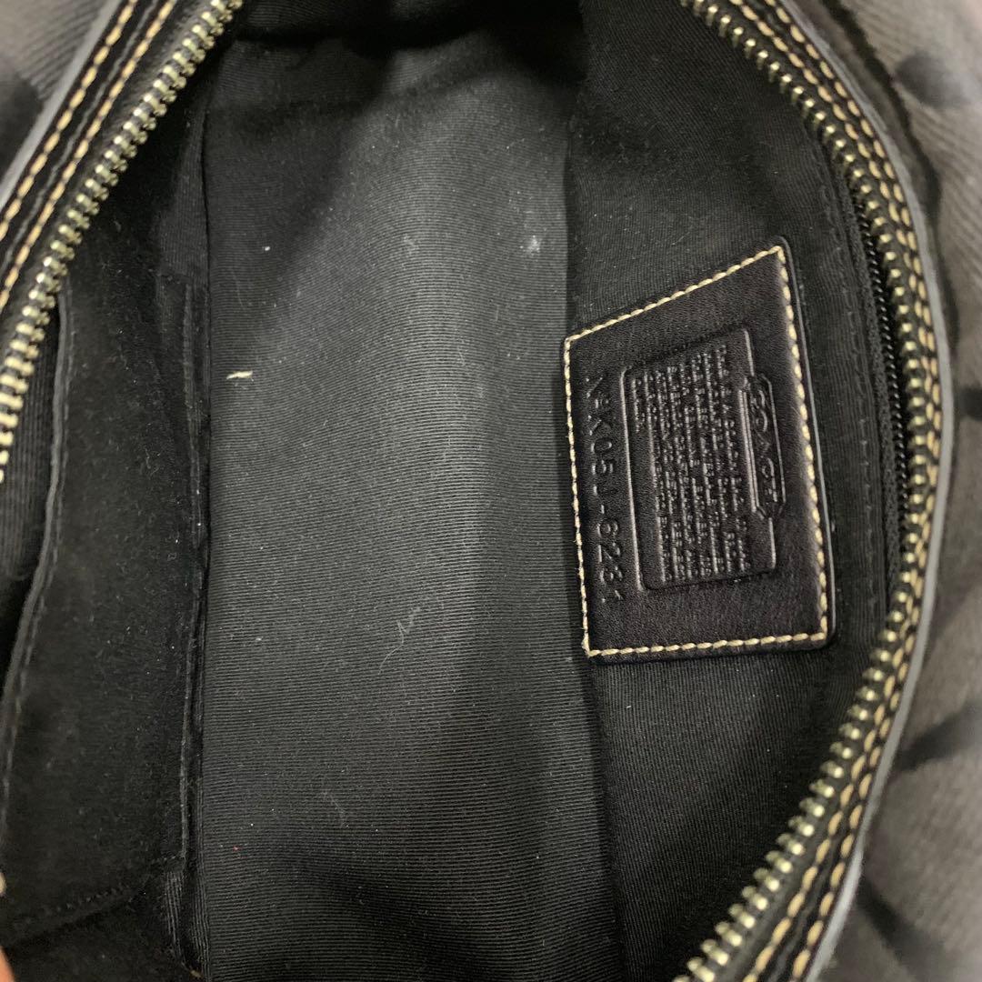 COACH　コーチ レガシー ミニボストンバッグ 黒 ターンロック 6231