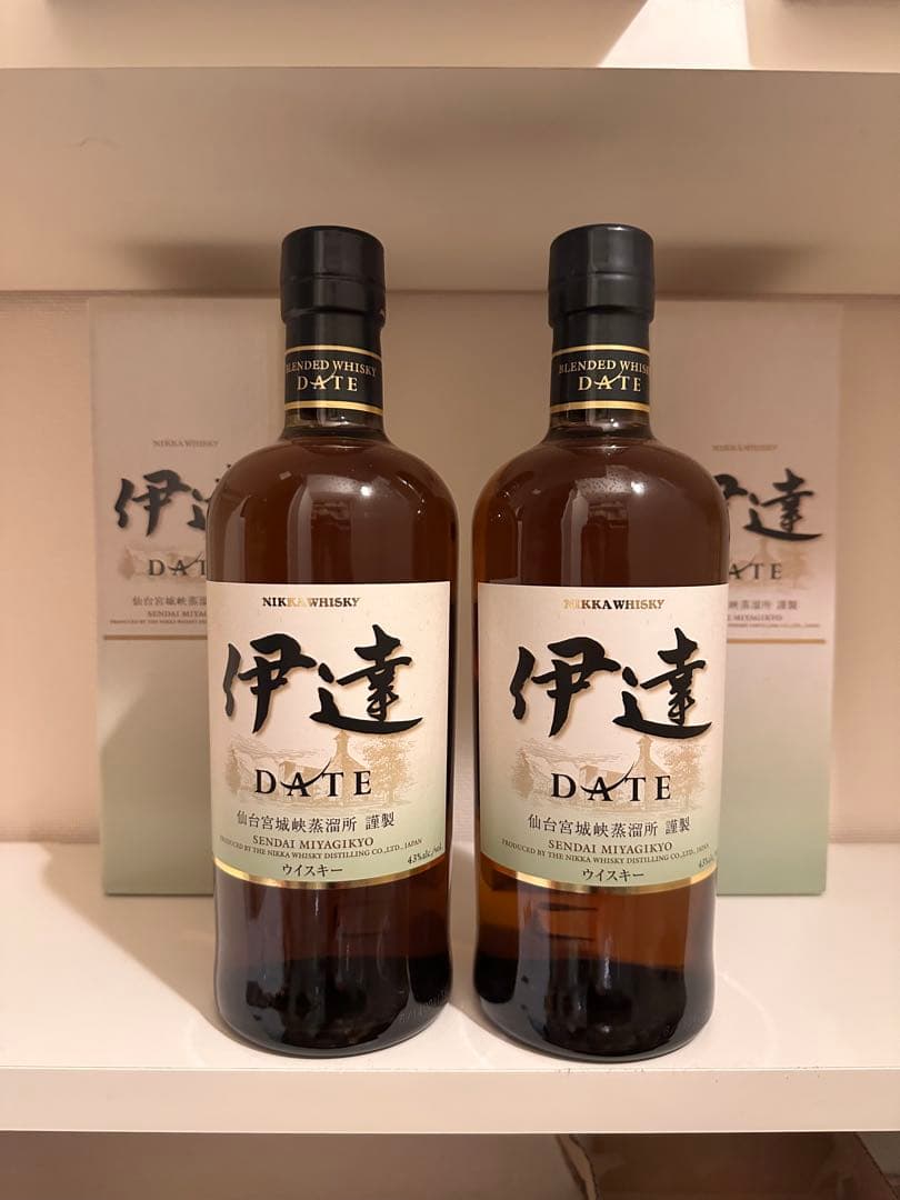 伊達 DATE ウイスキー 2本セット