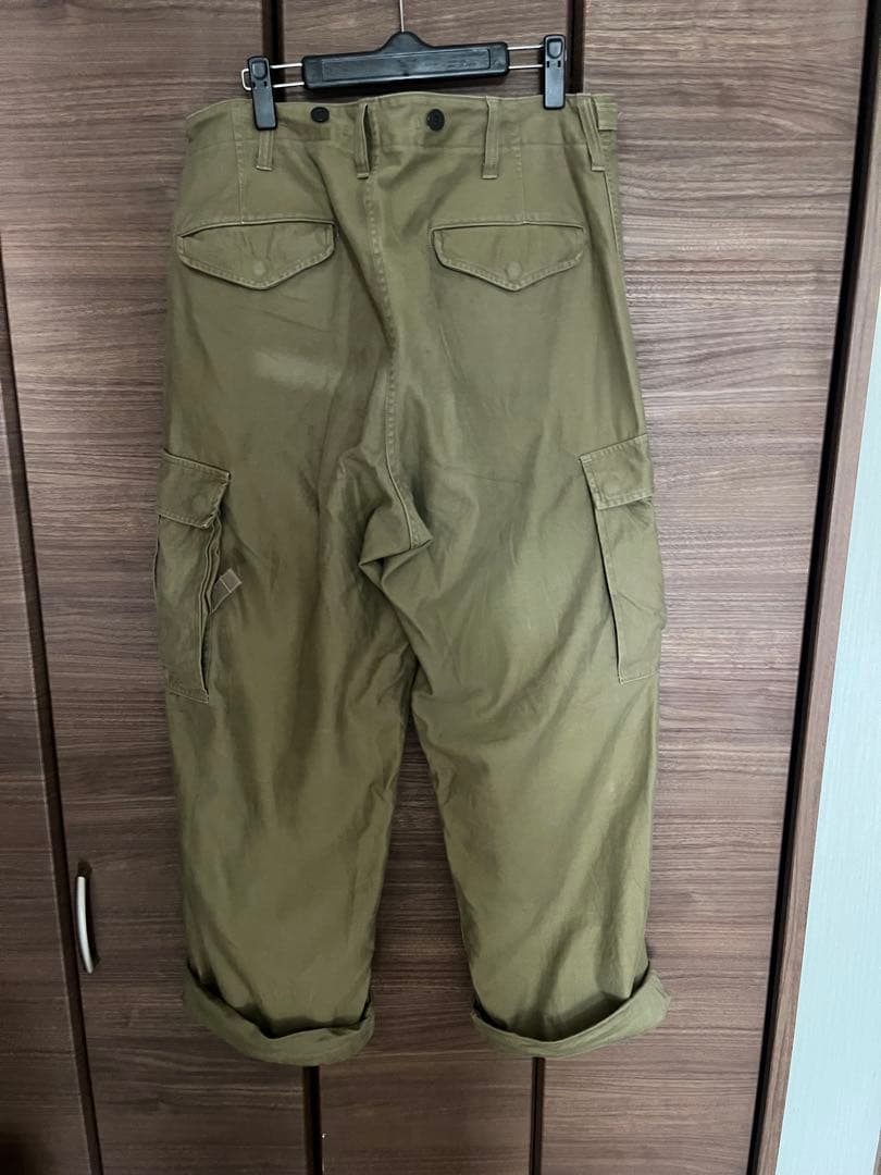 Nigel Cabourn アーミーカーゴパンツ 34サイズ カーキ