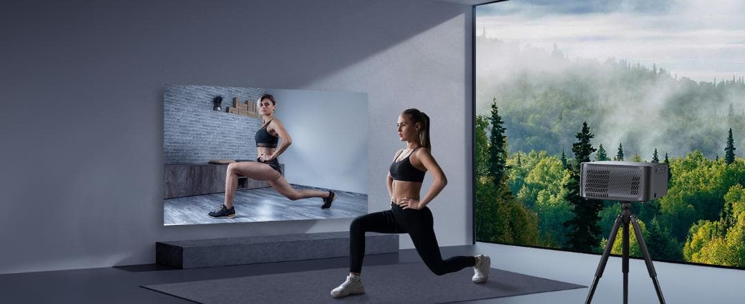 プロジェクター 小型 天井投影 800ASNI 高輝度 1080P 4K対応