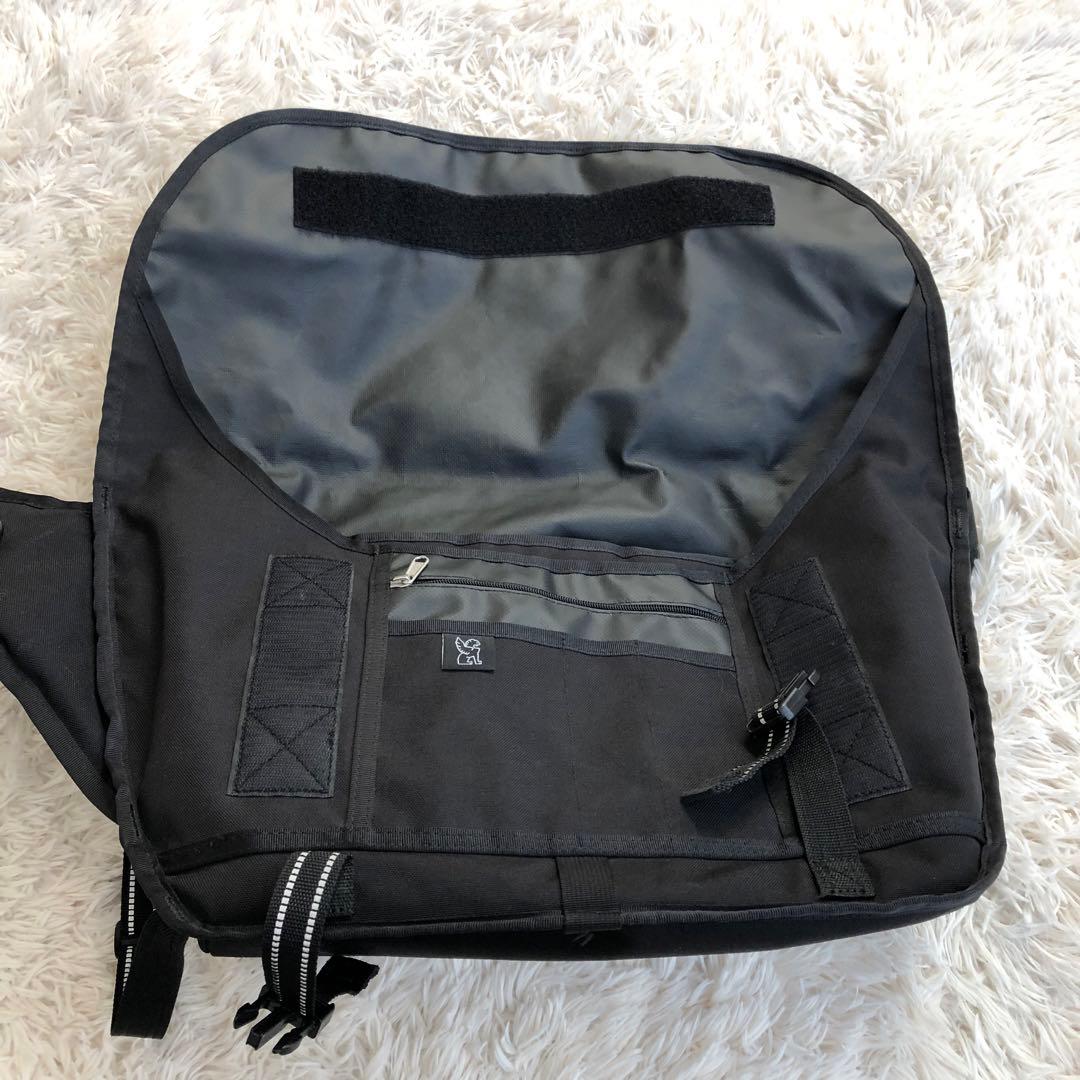 【美品】CHROMEクロームメッセンジャーバッグブラック黒ショルダーバッグ