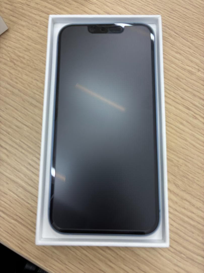 Apple iPhone 14青色 本体 充電ケーブル付き