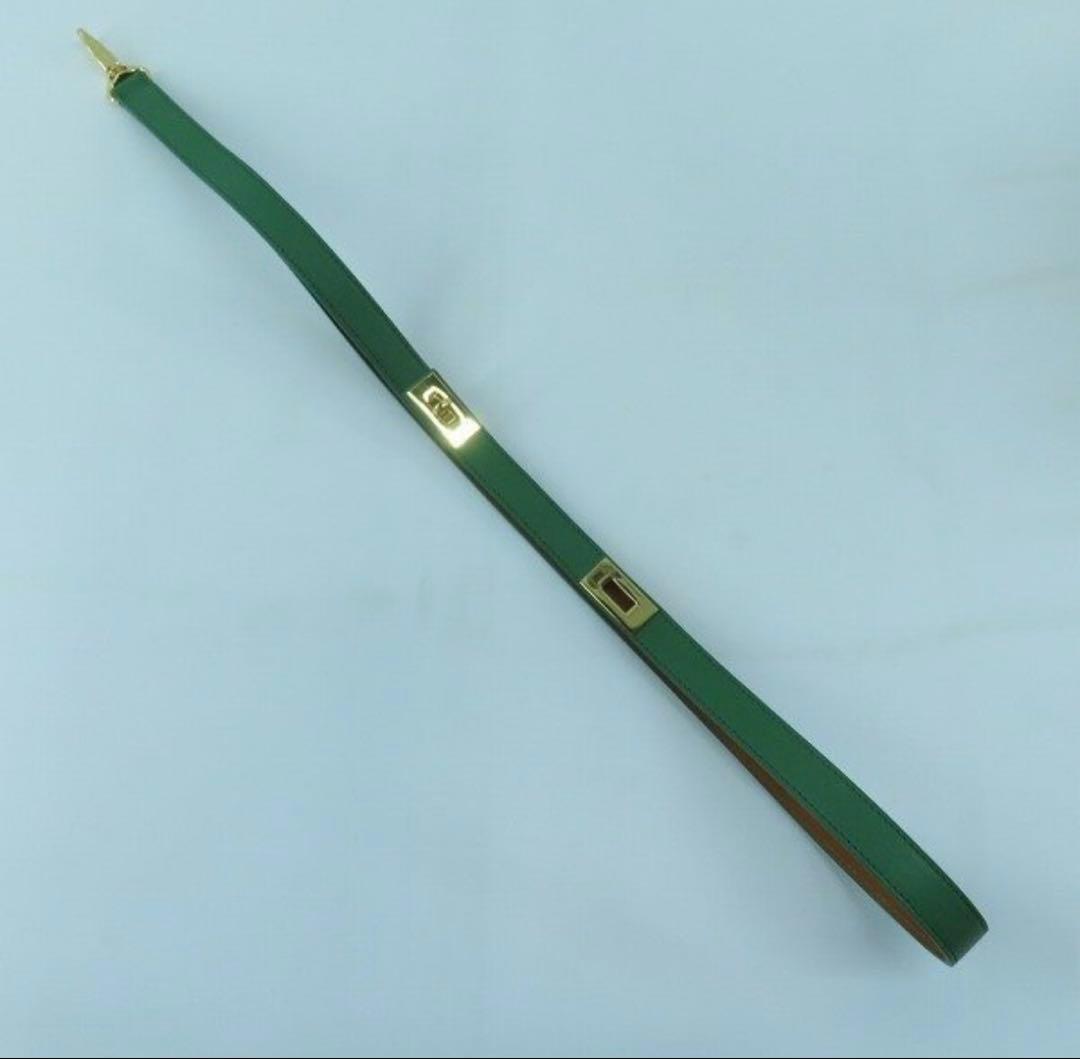 VIOLAd'ORO ヴィオラドーロ スマホショルダーストラップ グリーン　美品