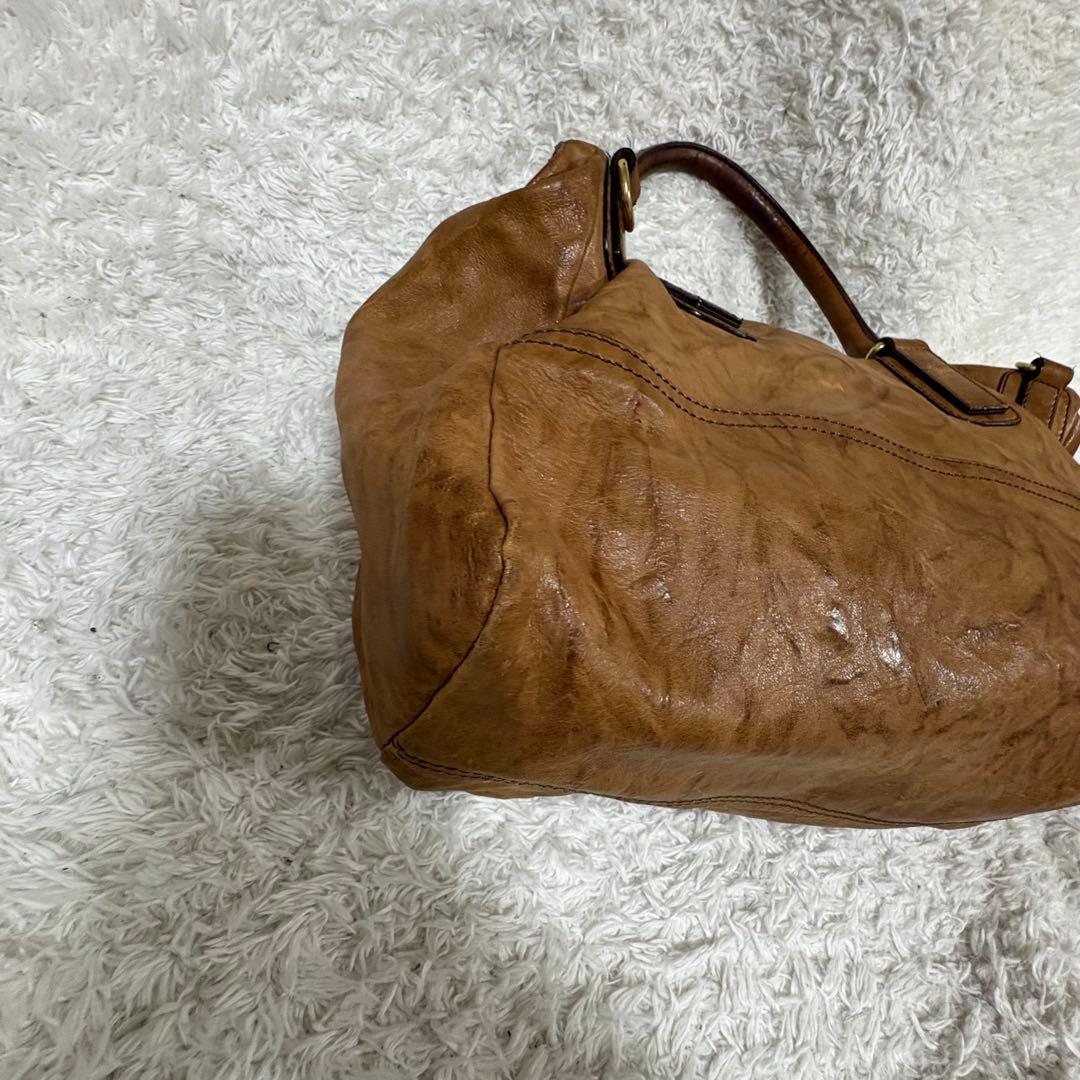 GIVENCHY ジバンシィ パンドラ ロゴ金具 レザー 本革 バッグ