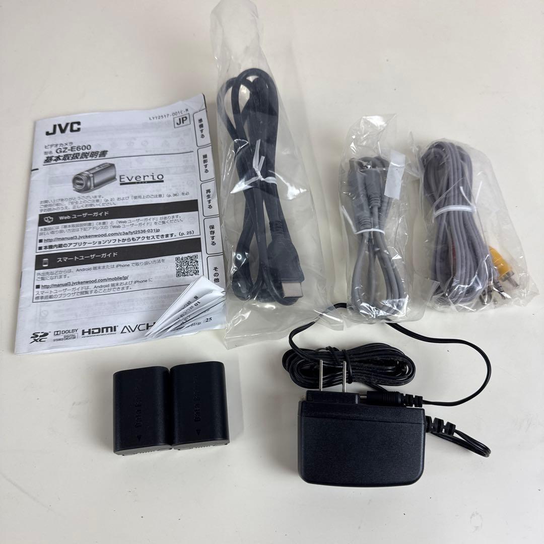 JVC Everio ビデオカメラGZ-E600-R レッド