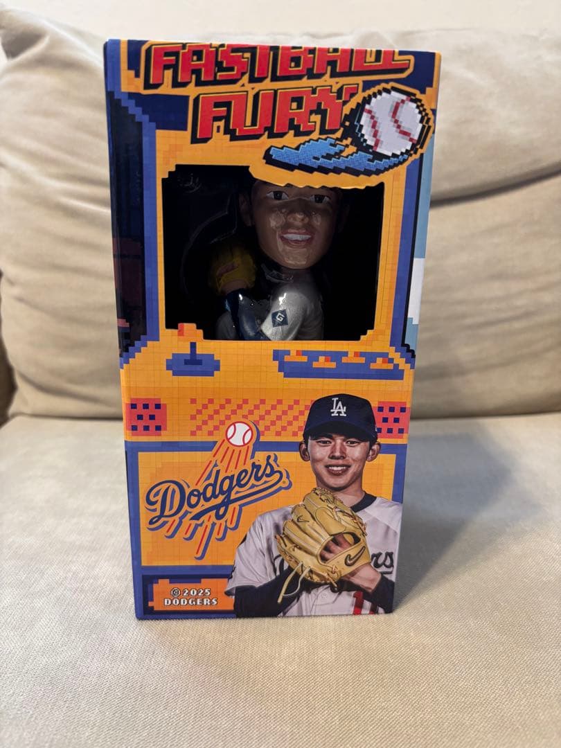 佐々木朗希　ボブルヘッド フィギュア Dodgers