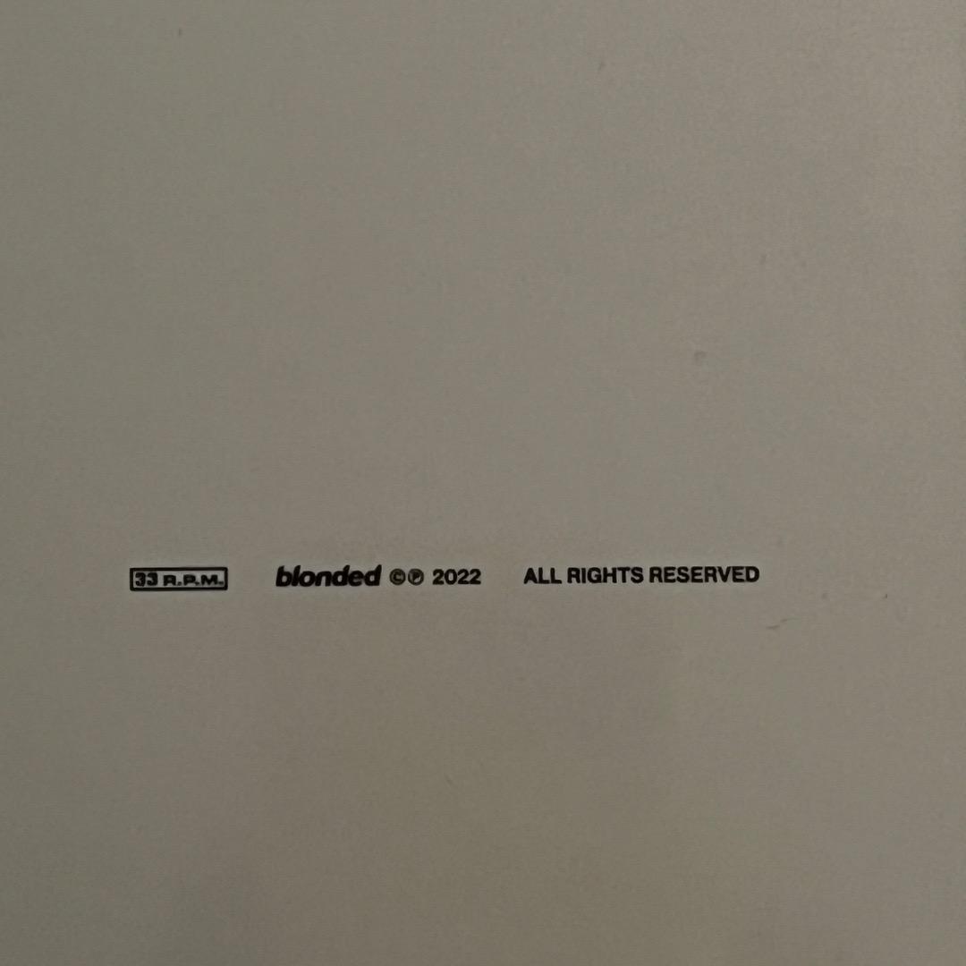 t*t様 Frank Ocean blonde レコード オフィシャル 2LP