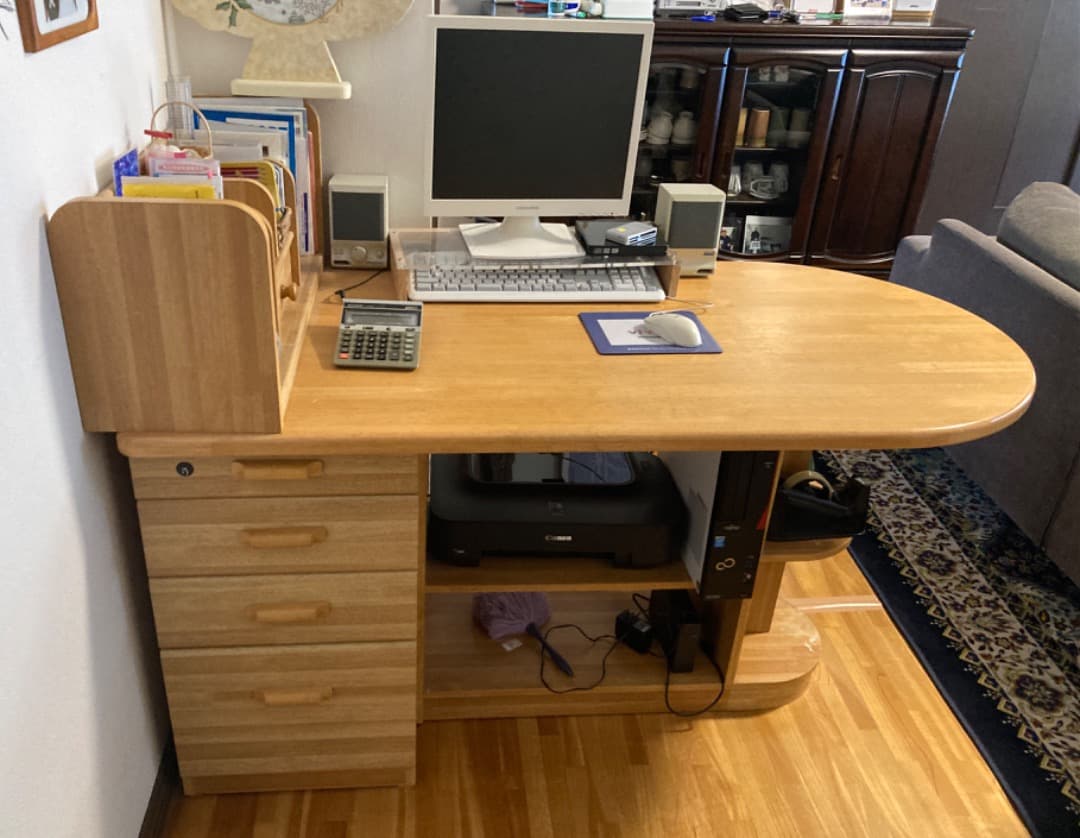 オカムラ　ジュニアデスク（ツイン学習机・事務用でも）