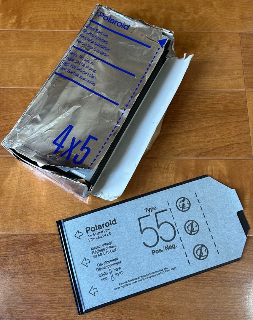 ポラロイドフィルム　type55