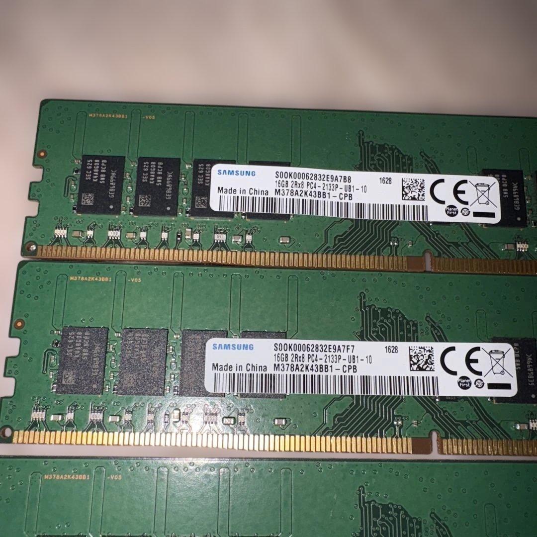 SAMSUNG 16GB PC4-2133P 4枚