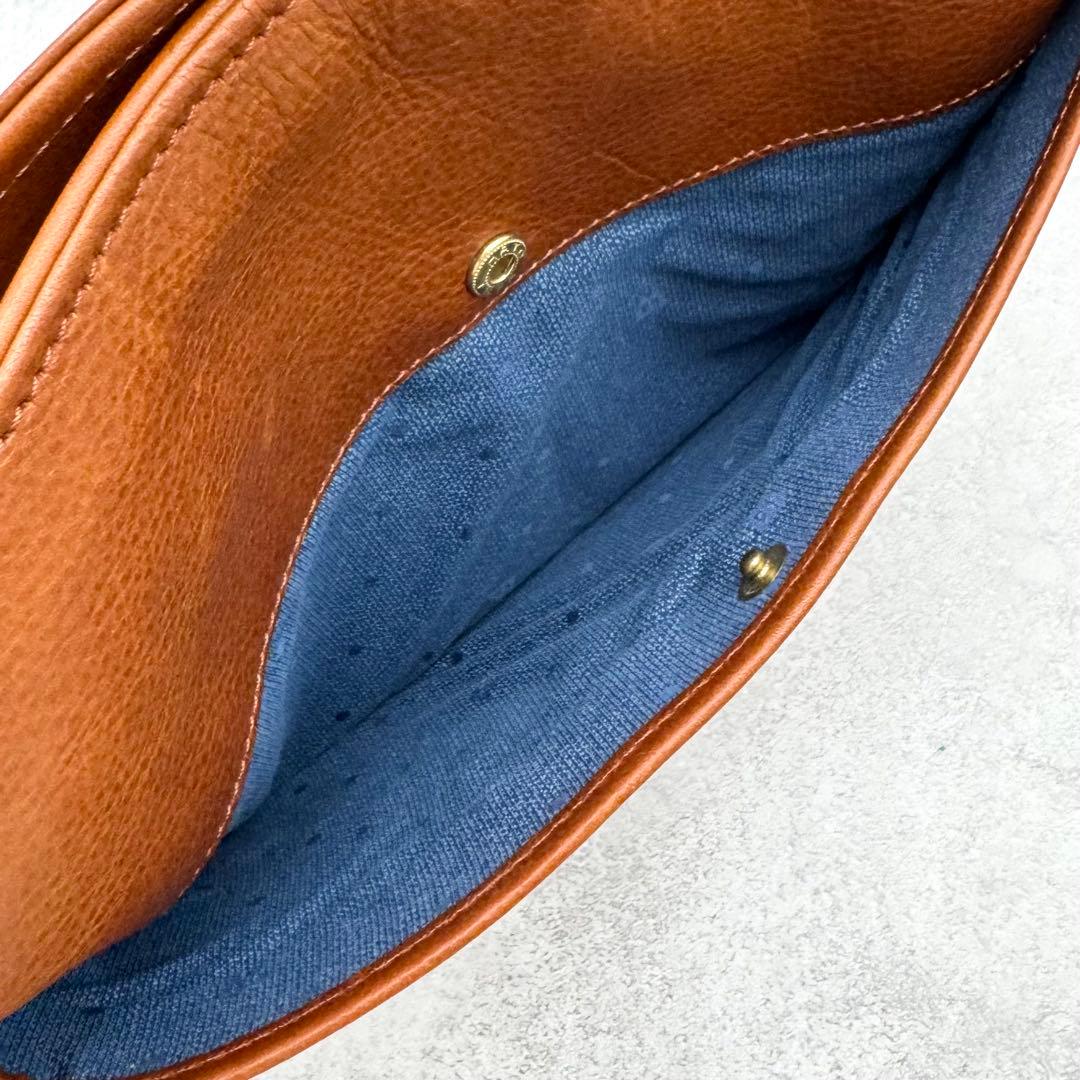 FIVE WOODS 2way ショルダーバッグ レザー 裏地ボア ブラウン