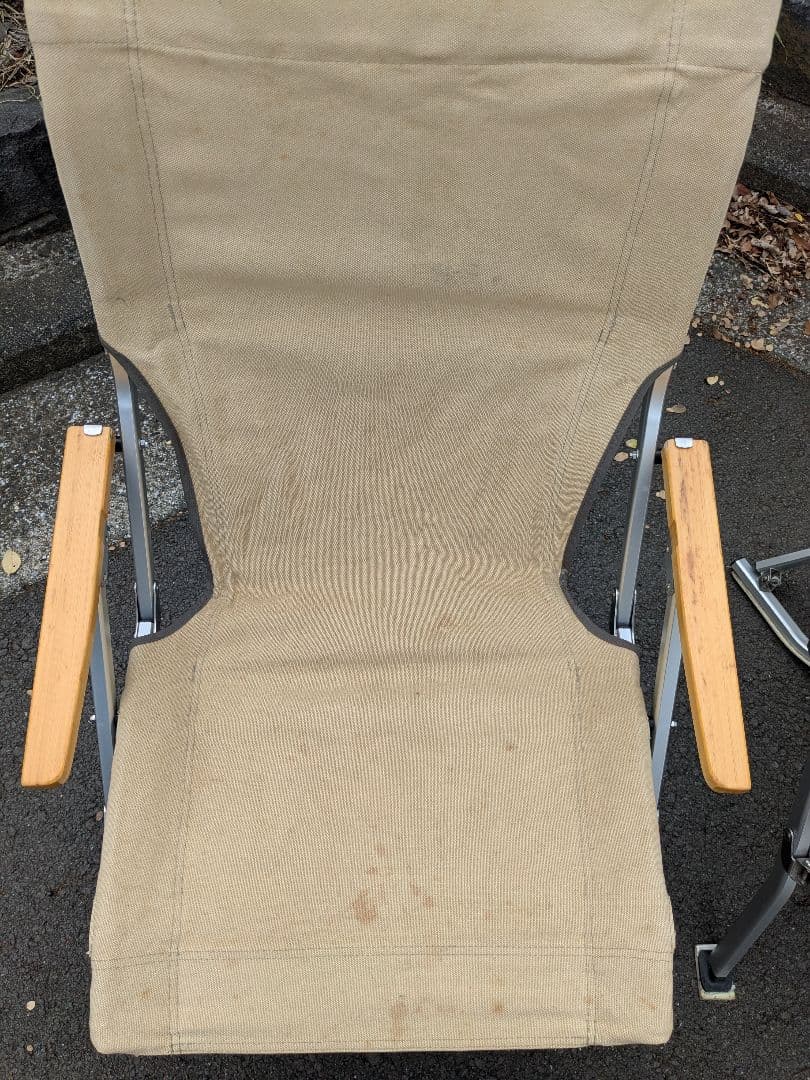 スノーピーク　ローチェア30　カーキ　2脚セット旧タイプ　廃盤品キャンバス