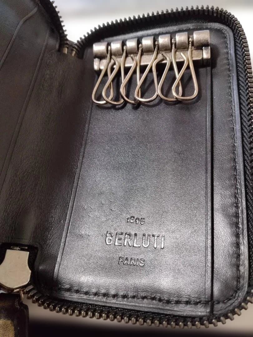★最終出品・極美品★ ベルルッティ コト ジップ キーリング キーケース 正規品