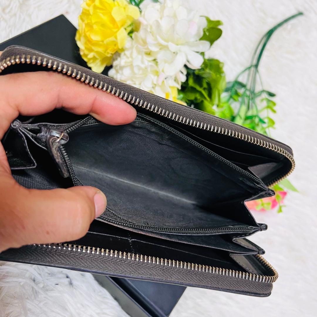 GUCCI✨グッチ✨財布✨ラウンドファスナー✨GGシェリーライン✨バンブー✨希少