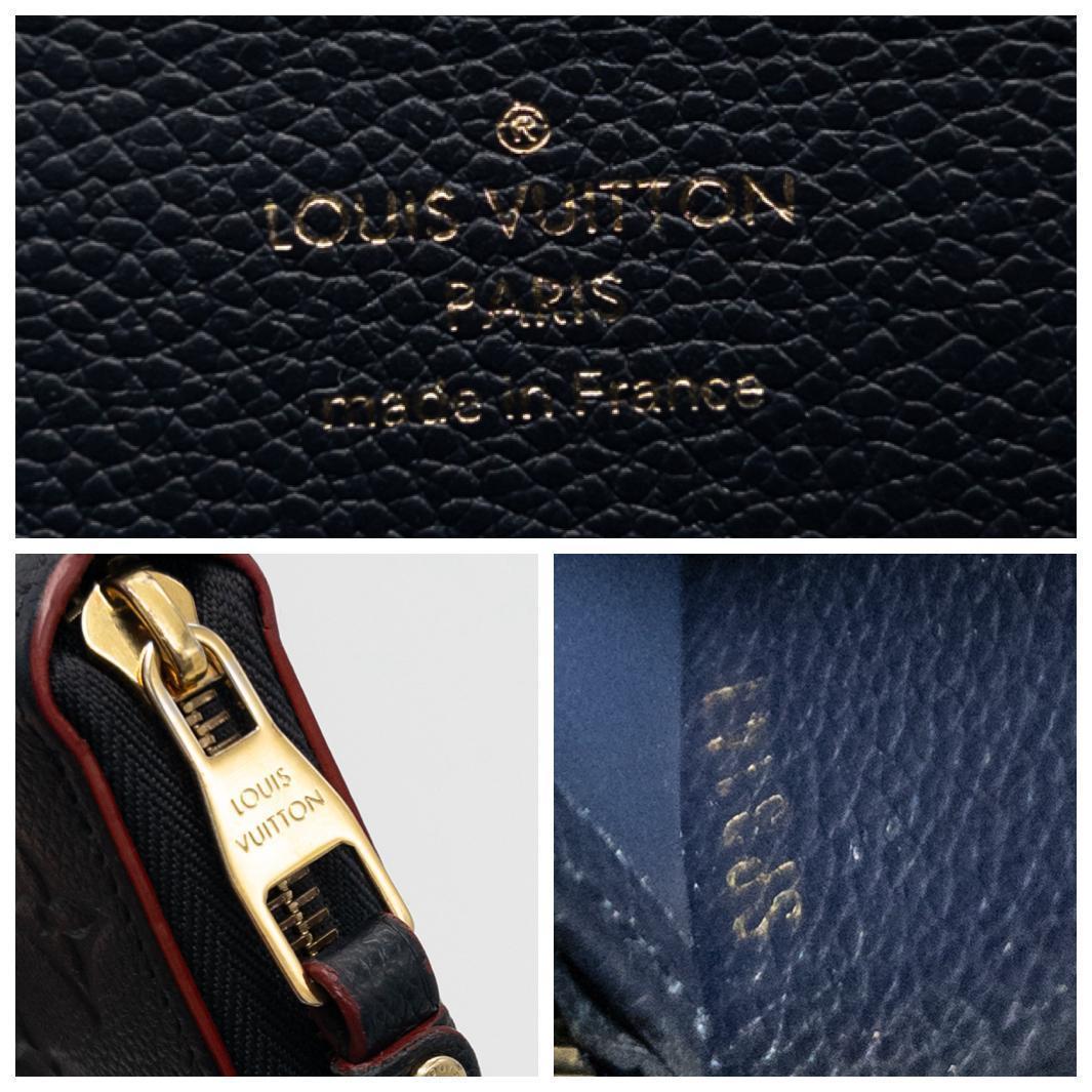 【使用感極小】ルイヴィトン アンプラント ジッピーウォレット マリーヌルージュ