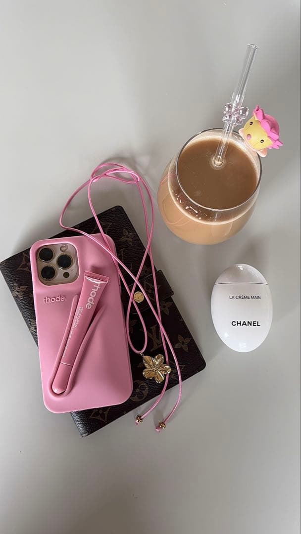 【全機種対応】 rhode ribbonケースリップ付き