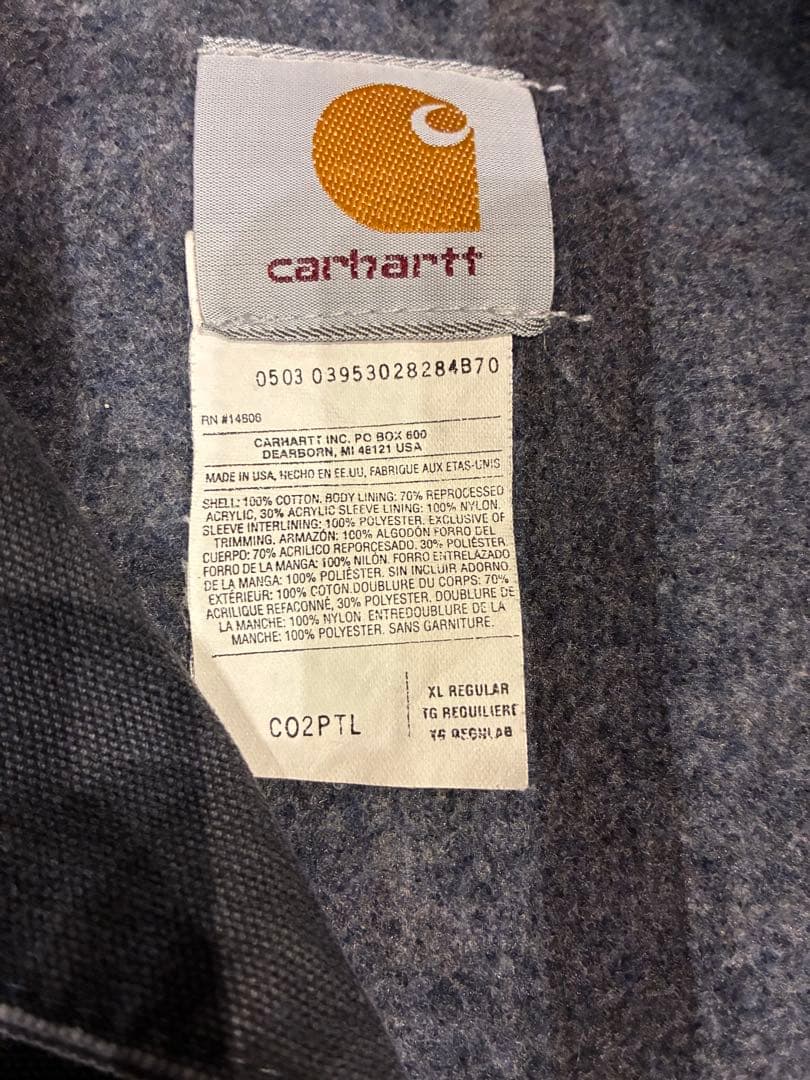 Carhartt ミシガンチョアコート C02PTL XL レギュラー