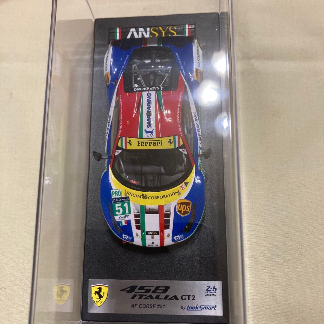 ルックスマート 1/43 フェラーリ 458 GT2 LM2015 No.51