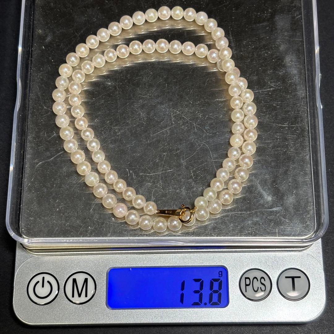 あこや真珠✨K18　パール 約4.5-5.0 ゴールド　冠婚葬祭　レディース
