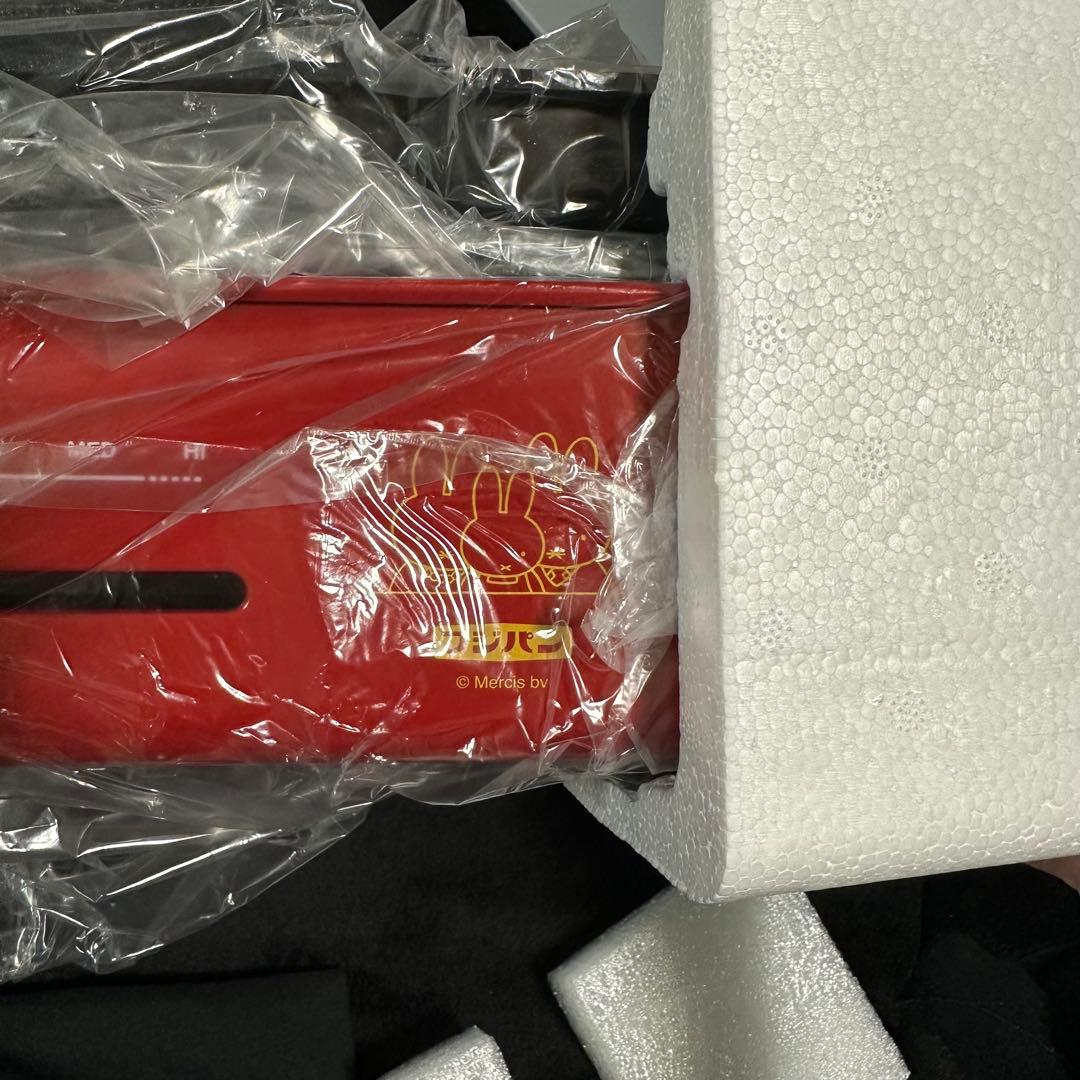 【新品・未使用】ミッフィー コンパクトホットプレート レッド