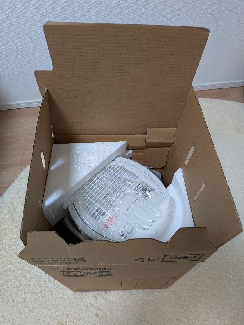 【未使用】象印 スチーム式加湿器 EE-DE50-WA ホワイト