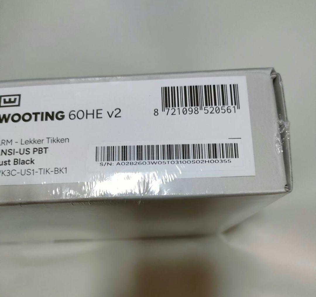 Wooting 60HE+ ゲーミングキーボード US配列 ラピッドトリガー