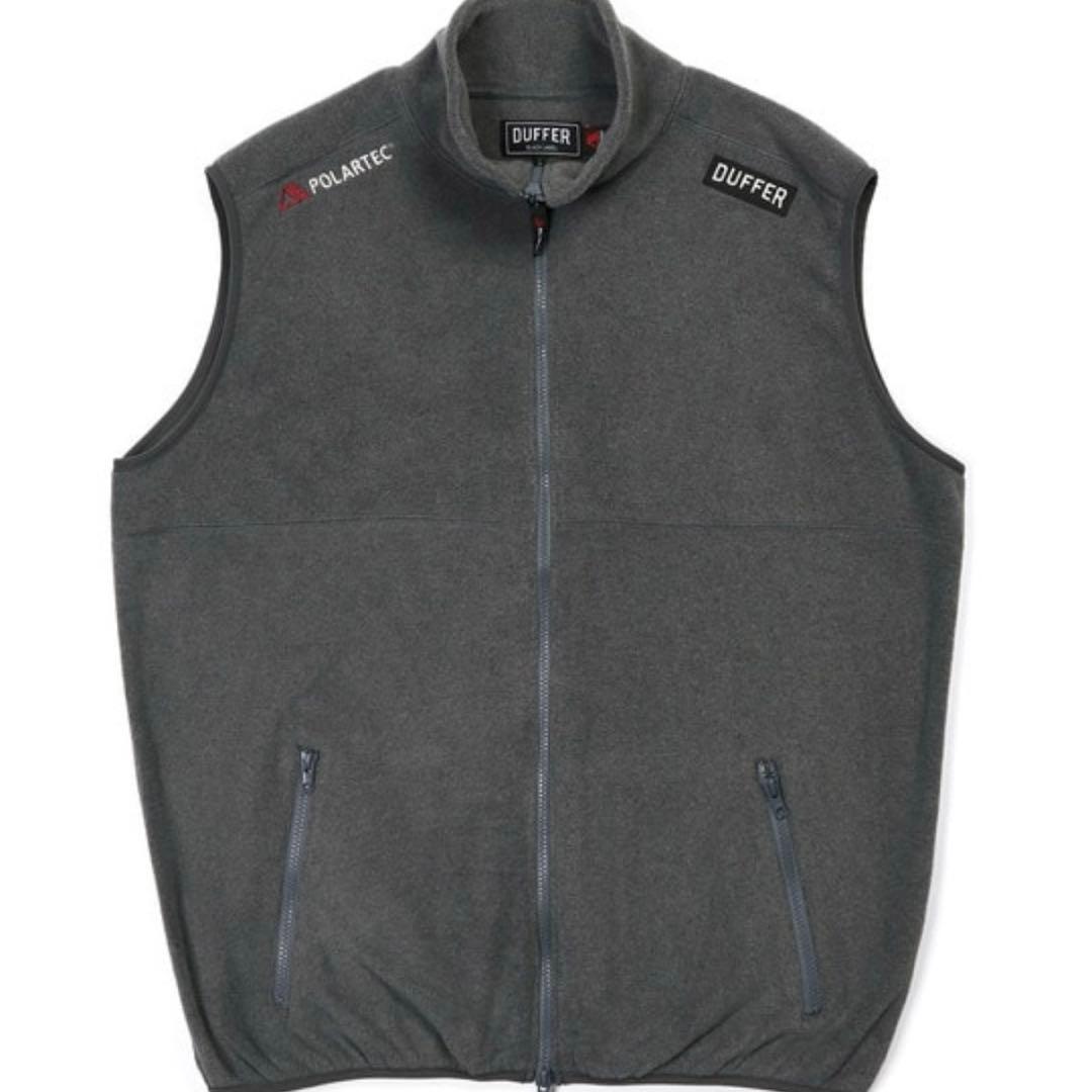 【新品】DUFFER POLARTEC フルジップベスト（L）