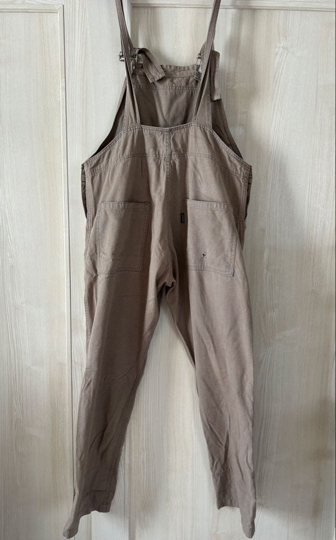 Goodenough グッドイナフ　オーバーオール　ベージュ　サイズS