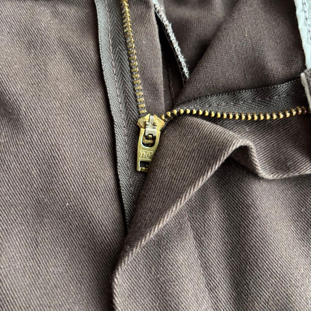 【80s】dickiesディッキーズ 874USA製 ダークブラウンW34L29