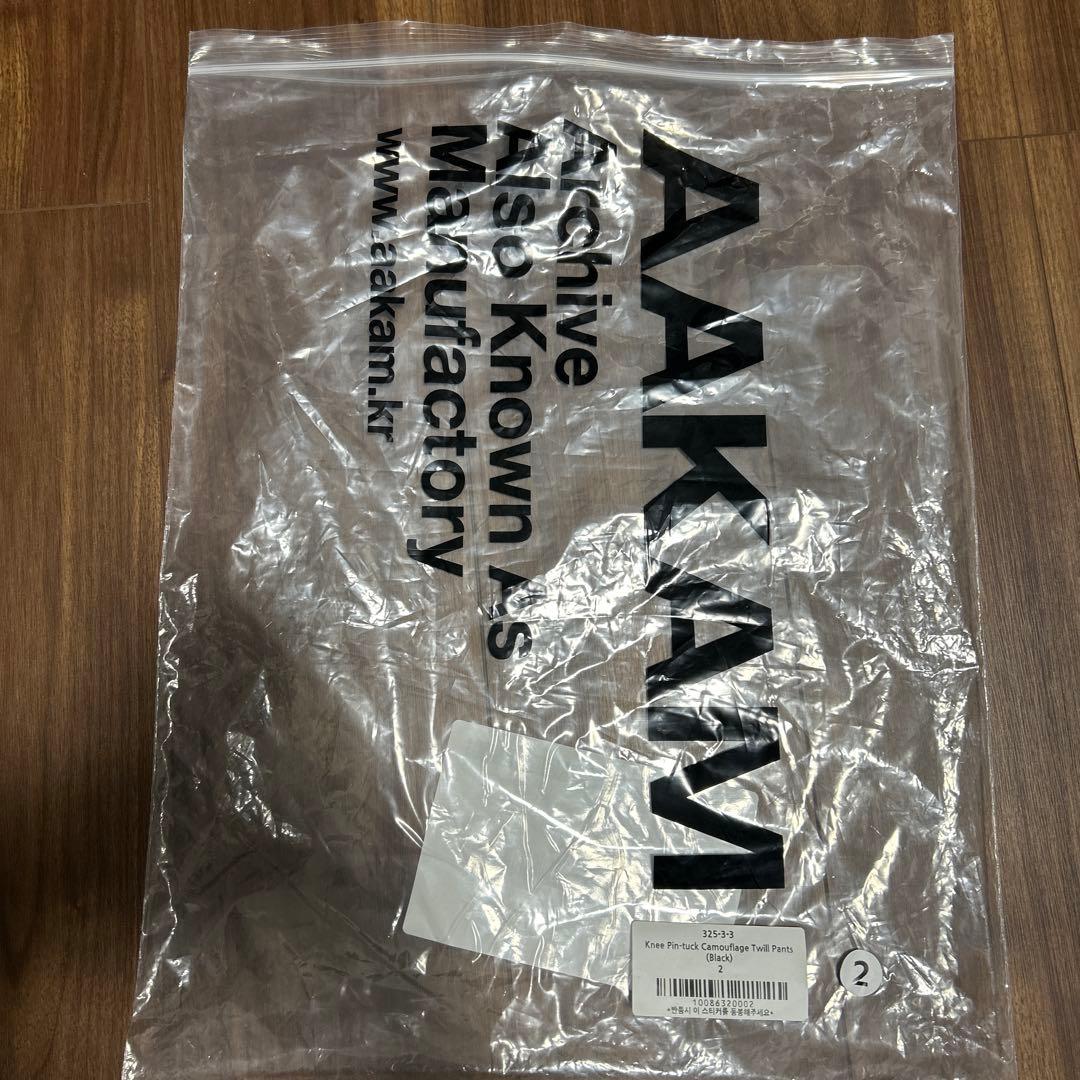 パンツ AAKAM Knee Pin-tuck Camouflage Twill 1