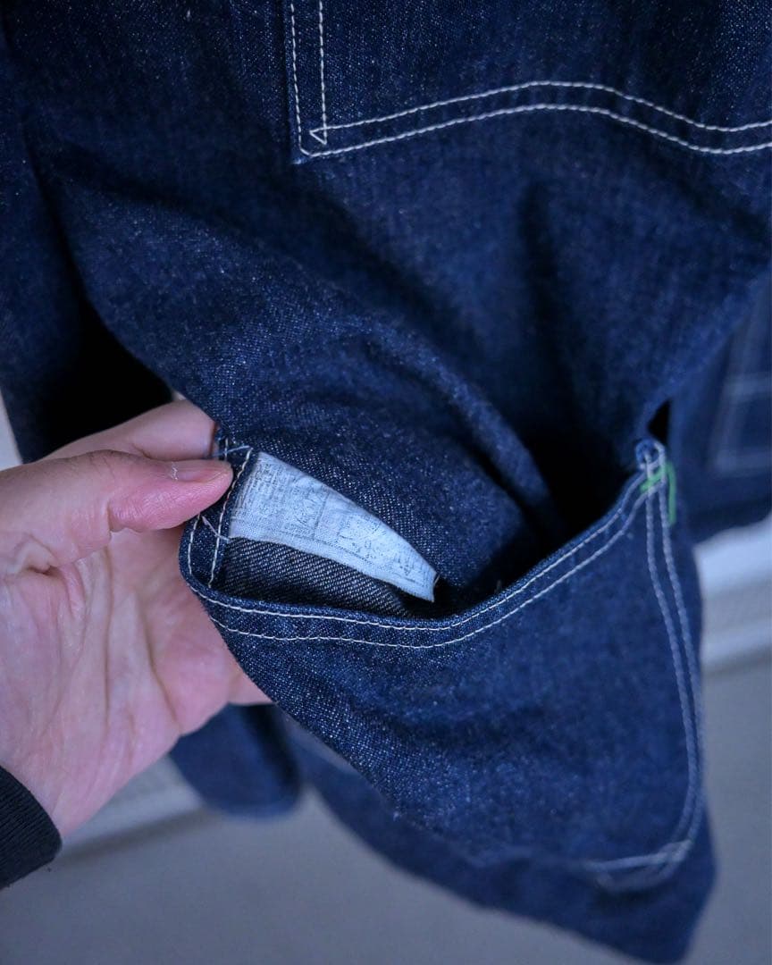 【極上ミント】50s OSHKOSH デニムカバーオール 濃紺 ビッグサイズ