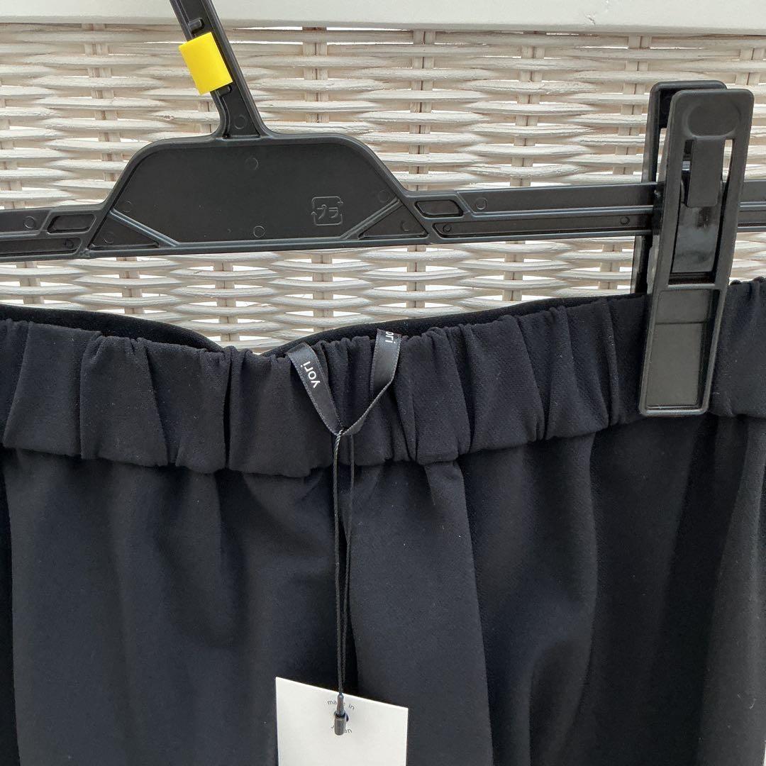 yori セレモニーピンタックパンツ　ブラック36 新品未使用