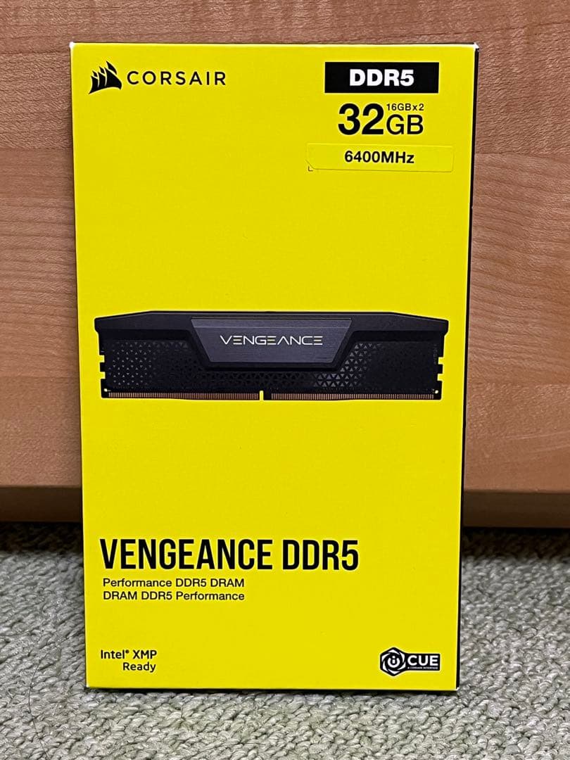 【未開封】メモリー CORSAIR DDR5 32GB 6400MHz cl36