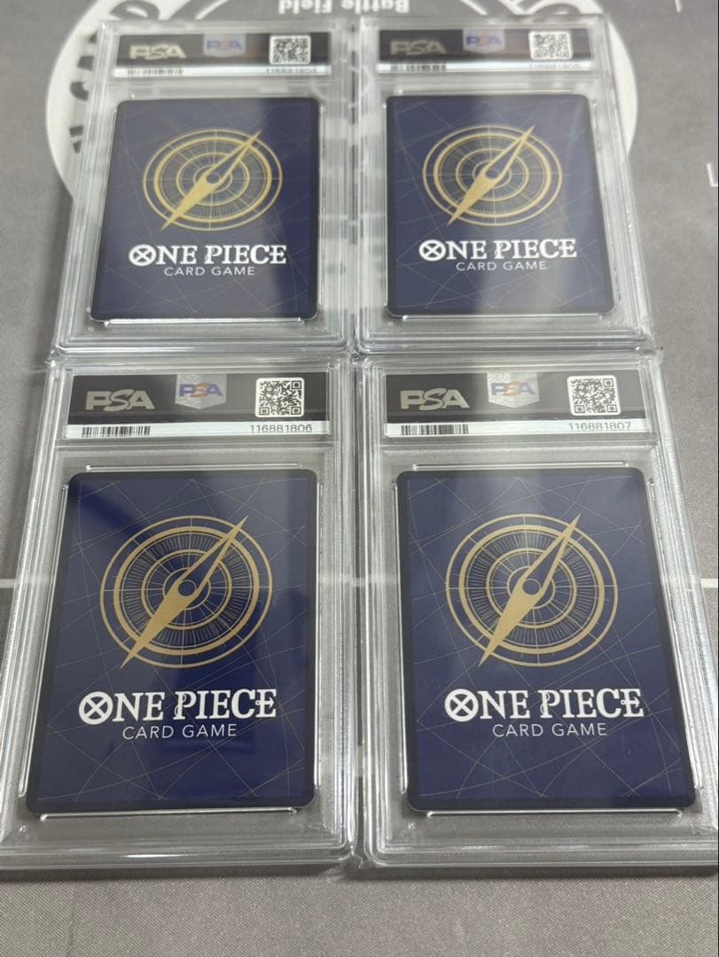 ワンピース　手配書　4連番　PSA10