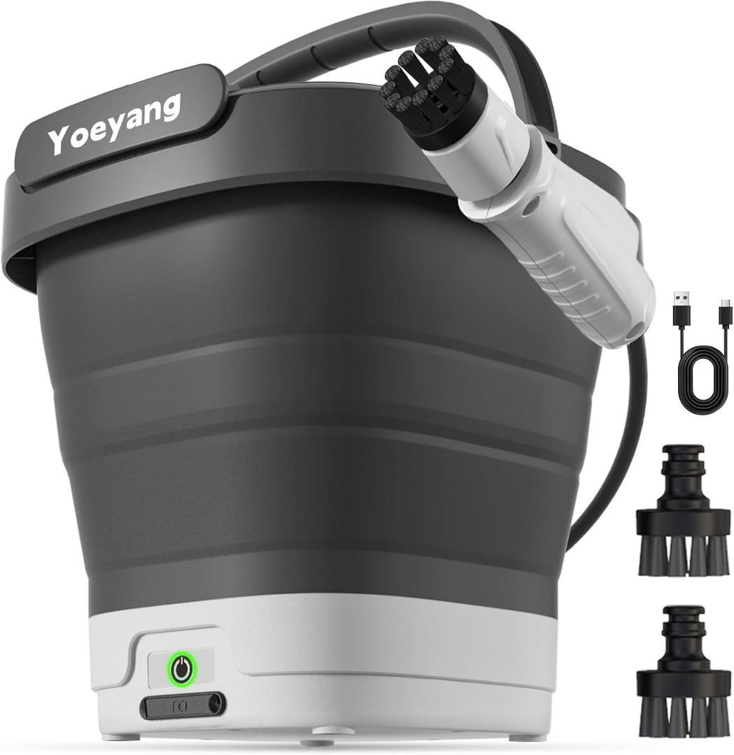 高圧洗浄機 コードレス 折り畳み式　12L ホース2.5m Type-C充電