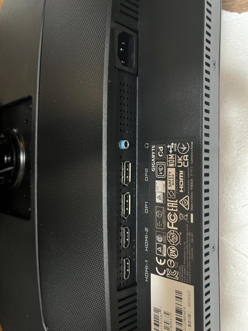 GIGABYTE 34型 3‎440x1440 曲面ディスプレイ G34WQC