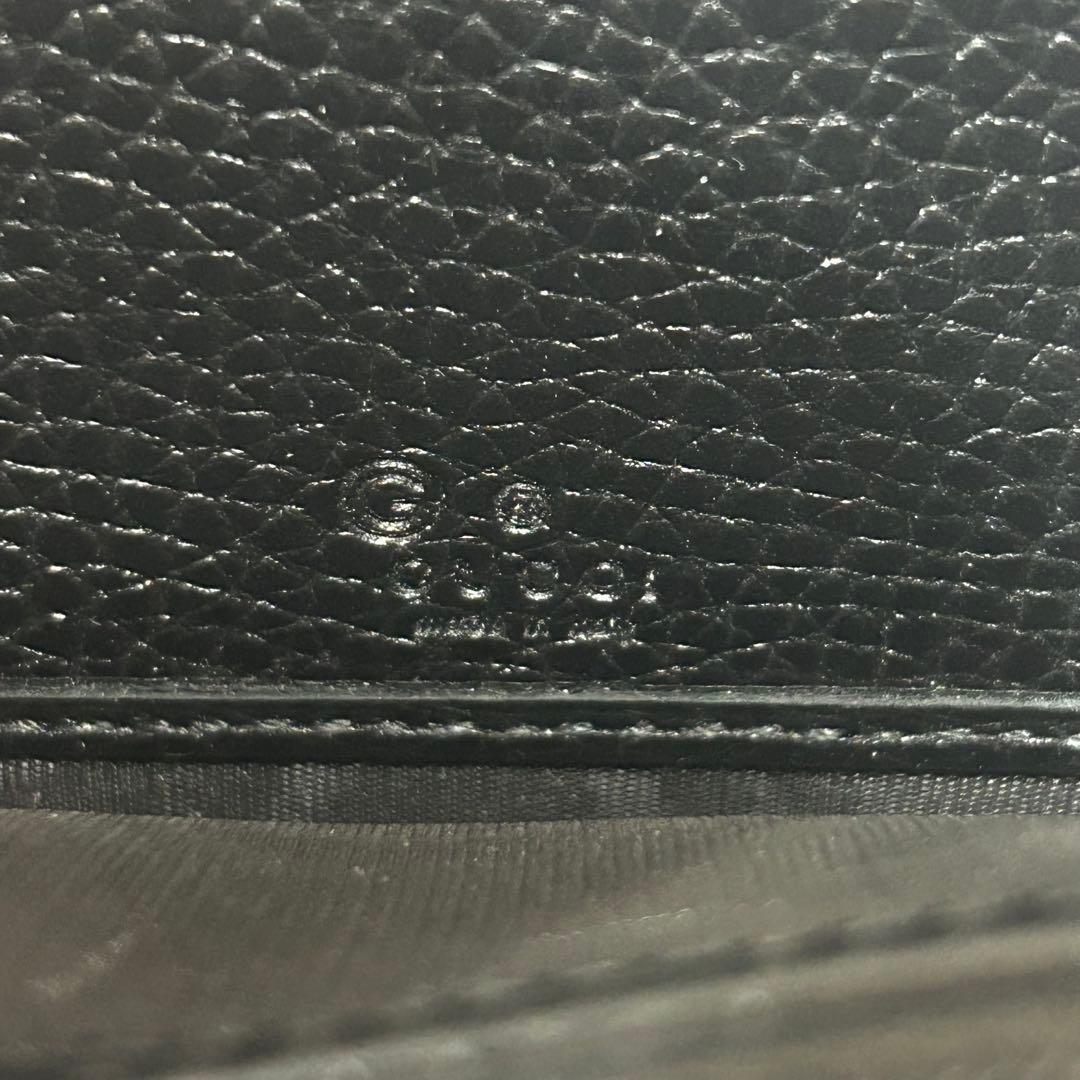 正規品 美品✨GUCCI グッチ　GGソーホー　レザー　コンパクトウォレット　黒