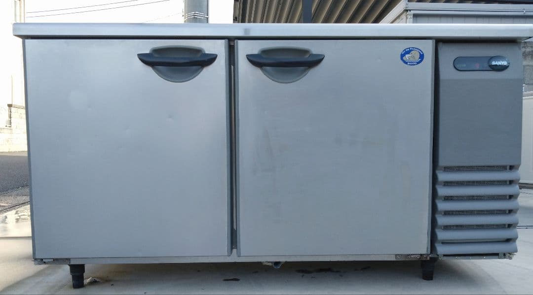 【中古コールドテーブル】送料込 台下冷蔵庫 1500×600×800 訳あり