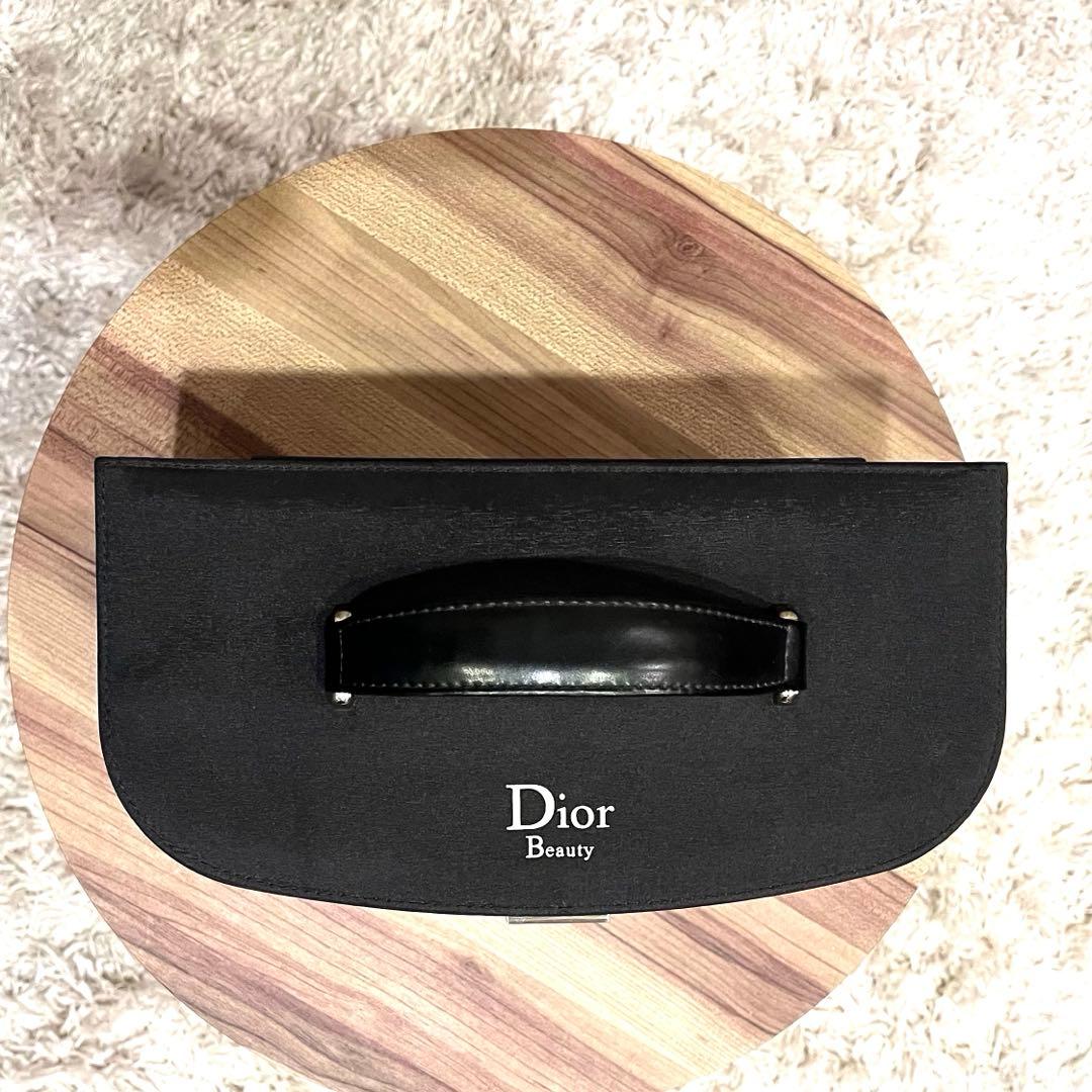✨希少✨美品✨Dior ディオール メイクボックス 3段 ミラー付 ブラック色
